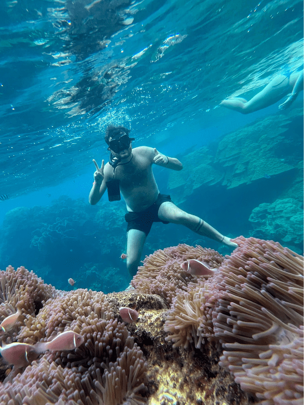 snorkeling em Koh Tao