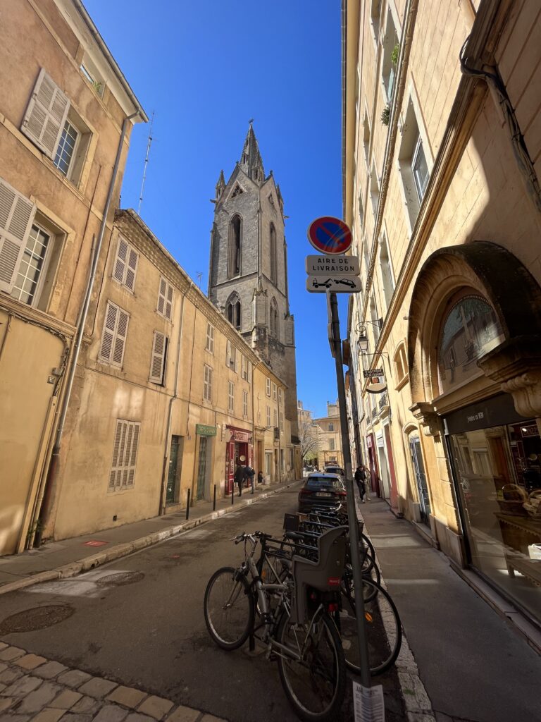 Vista da Catedral de Aix-en-Provence