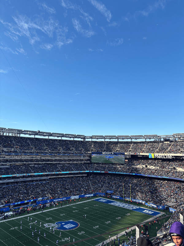 Giants x Vikings no Metlife Stadium
